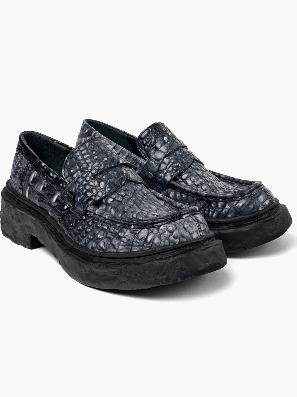 NEW Camper Lab Vamonos Penny Loafer in Dark Gray